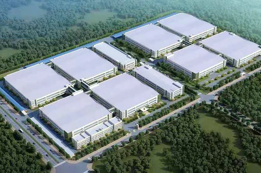 濰坊保稅區歌爾聲學電子商務廠房鋼結構